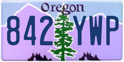 OR license plate 842YWP