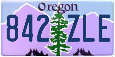 OR license plate 842ZLE