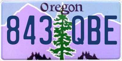 OR license plate 843QBE
