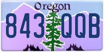 OR license plate 843QQB