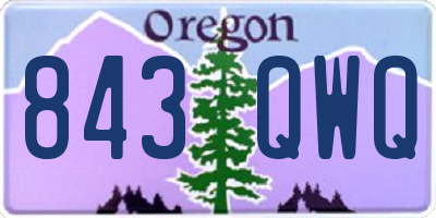 OR license plate 843QWQ