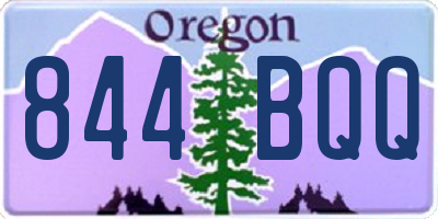 OR license plate 844BQQ