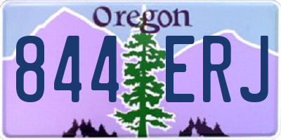 OR license plate 844ERJ