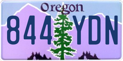 OR license plate 844YDN