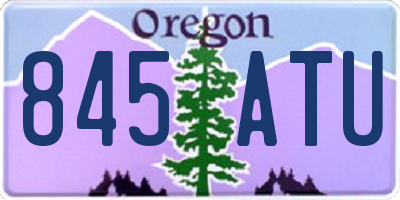 OR license plate 845ATU