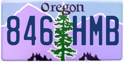 OR license plate 846HMB