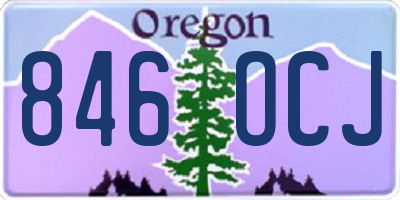 OR license plate 846OCJ