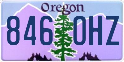 OR license plate 846OHZ
