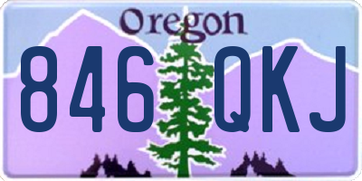 OR license plate 846QKJ