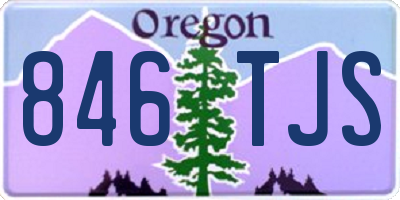 OR license plate 846TJS