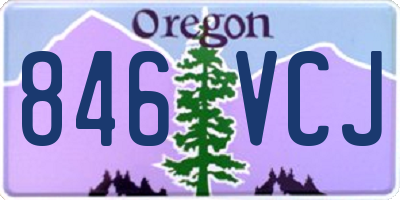 OR license plate 846VCJ