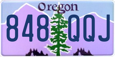 OR license plate 848QQJ
