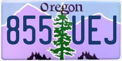 OR license plate 855UEJ