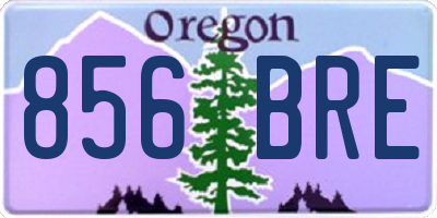 OR license plate 856BRE
