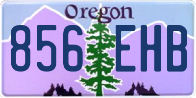 OR license plate 856EHB