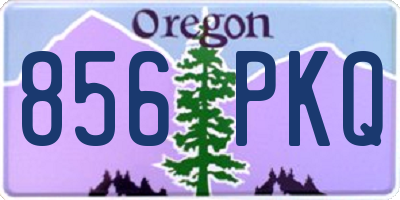 OR license plate 856PKQ