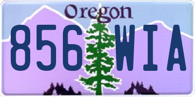OR license plate 856WIA