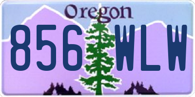OR license plate 856WLW