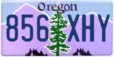 OR license plate 856XHY