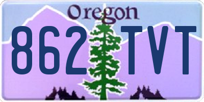 OR license plate 862TVT