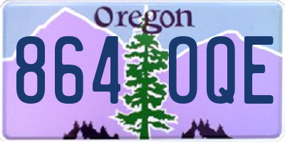 OR license plate 864OQE