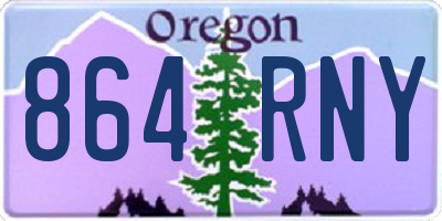 OR license plate 864RNY