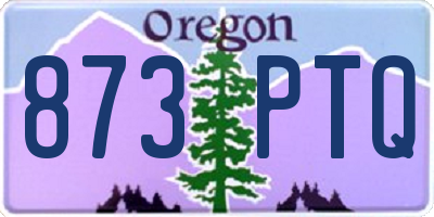 OR license plate 873PTQ