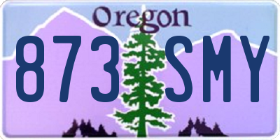 OR license plate 873SMY