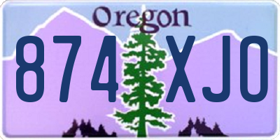 OR license plate 874XJO
