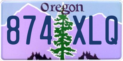OR license plate 874XLQ
