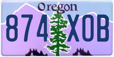 OR license plate 874XOB