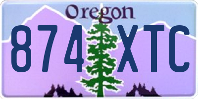 OR license plate 874XTC