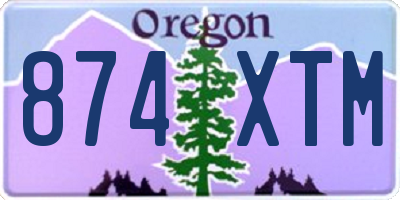 OR license plate 874XTM