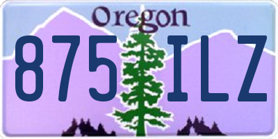 OR license plate 875ILZ