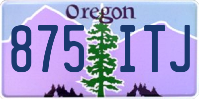 OR license plate 875ITJ