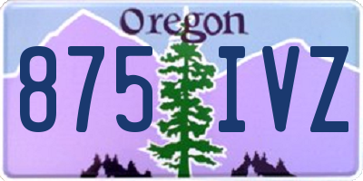 OR license plate 875IVZ