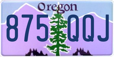 OR license plate 875QQJ