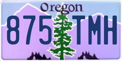 OR license plate 875TMH