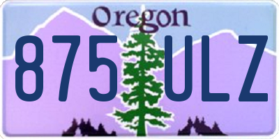 OR license plate 875ULZ