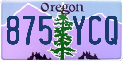 OR license plate 875YCQ