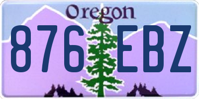 OR license plate 876EBZ