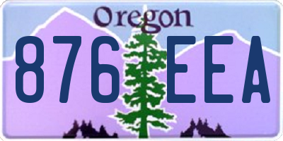 OR license plate 876EEA