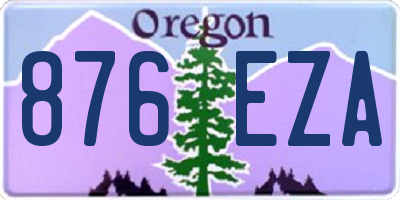 OR license plate 876EZA
