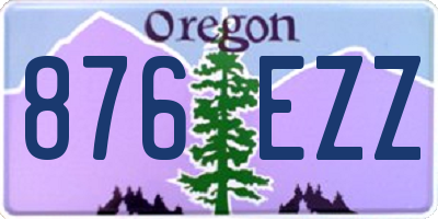 OR license plate 876EZZ