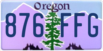 OR license plate 876FFG
