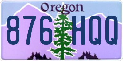 OR license plate 876HQQ
