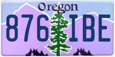 OR license plate 876IBE