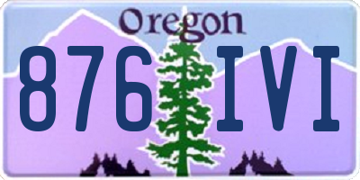 OR license plate 876IVI