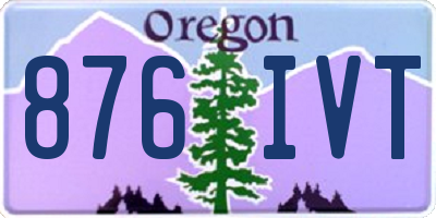 OR license plate 876IVT