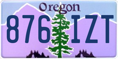 OR license plate 876IZT